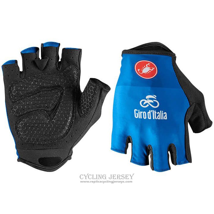 2021 Giro D'italy Gloves Cycling Blue